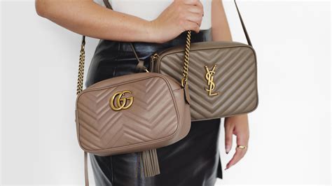 gucci marmont or ysl loulou|Comparing the Gucci Marmont Shoulder Bag & Saint Laurent Lou .